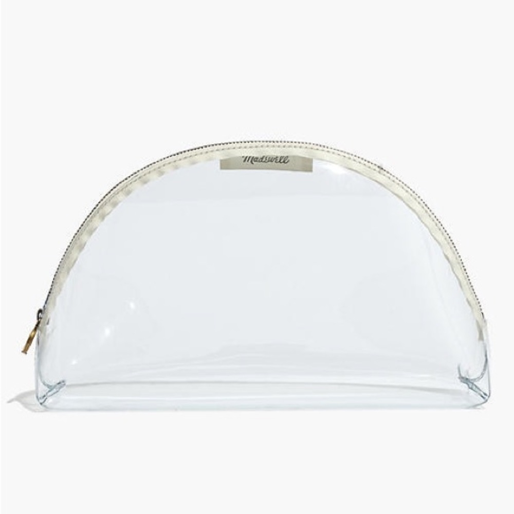 2 Madewell Cosmetic Plastic Makeup Bags